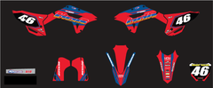 GAS GAS BOLTING SERIES (JEDES FAHRRADMODELL UND JEDE FARBE!) Semi-Custom Factory Backing Graphics