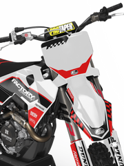 HUSQVARNA BLACK PUNK FLAG SERIES (JEDES FAHRRADMODELL UND JEDE FARBE!) Semi-Custom Factory Backing Graphics