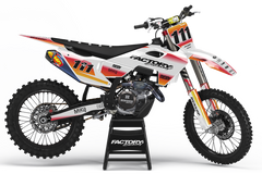 HUSQVARNA SUNSET SERIES (ANY BIKE MODEL AND COLORS!) Semi-Custom Factory Backing Graphics