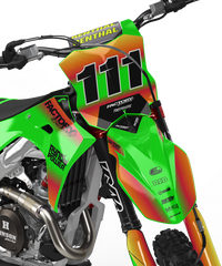 KAWASAKI SUNSET V2 (ANY BIKE MODEL AND COLORS!) Semi-Custom Factory Backing Graphics