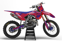 CROC V1 SERIES (ANY BIKE MODEL AND COLORS!) Semi-Custom Factory Backing Graphics