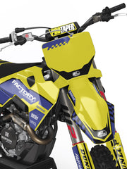 HUSQVARNA BLACK PUNK FLAG SERIES (JEDES FAHRRADMODELL UND JEDE FARBE!) Semi-Custom Factory Backing Graphics