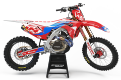 HONDA TECH SERIES (JEDES FAHRRADMODELL UND JEDE FARBE!) Semi-Custom Factory Backing Graphics 