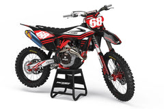 GAS GAS EXPRESS V2 SERIES (ANY BIKE MODEL AND COLORS!) Semi-Custom Factory Backing Graphics