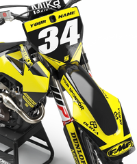 HUSQVARNA PL3 SERIES (ANY BIKE MODEL AND COLORS!) Semi-Custom Factory Backing Graphics