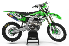 KAWASAKI FLASH SERIES (ANY BIKE MODEL AND COLORS!) Semi-Custom Factory Backing Graphics