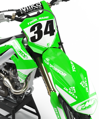 KAWASAKI PL3 (TOUS LES MODÈLES ET COULEURS DE VÉLO !) Graphiques de support d'usine semi-personnalisés