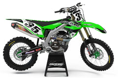 KAWASAKI RAPID SERIES (ANY BIKE MODEL AND COLORS!) Semi-Custom Factory Backing Graphics