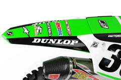 KAWASAKI RAPID SERIES (ANY BIKE MODEL AND COLORS!) Semi-Custom Factory Backing Graphics