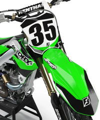 KAWASAKI RAPID SERIES (ANY BIKE MODEL AND COLORS!) Semi-Custom Factory Backing Graphics