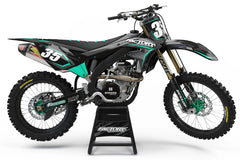 KAWASAKI MIDNIGHT SERIES (ANY BIKE MODEL AND COLORS!) Semi-Custom Factory Backing Graphics