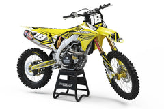 SUZUKI DIMENSIONAL SERIES (ANY BIKE MODEL AND COLORS!) Semi-Custom Factory Backing Graphics