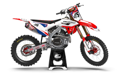 HONDA PAT SERIES (JEDES FAHRRADMODELL UND JEDE FARBE!) Semi-Custom Factory Backing Graphics 