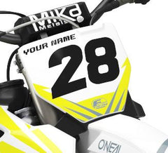 HUSQVARNA DIMENSIONAL SERIES (JEDES FAHRRADMODELL UND JEDE FARBE!) Semi-Custom Factory Backing Graphics