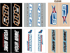 CUSTOM FORK TUBE DECALS (sold in a set of 2)