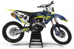 HUSQVARNA BLITZ SERIES (ANY BIKE MODEL AND COLORS!) Semi-Custom Factory Backing Graphics