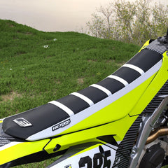 CUSTOM Factory Seat ® RIBBED STRIPE GRIPPER MX SEAT COVER